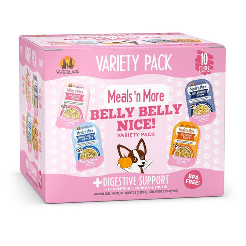 Weruva Meals 'n More Belly Belly Nice Digestive Support Variety Pack Dog Food 3.5oz 10Pk - Poudre Pet & Feed Supply